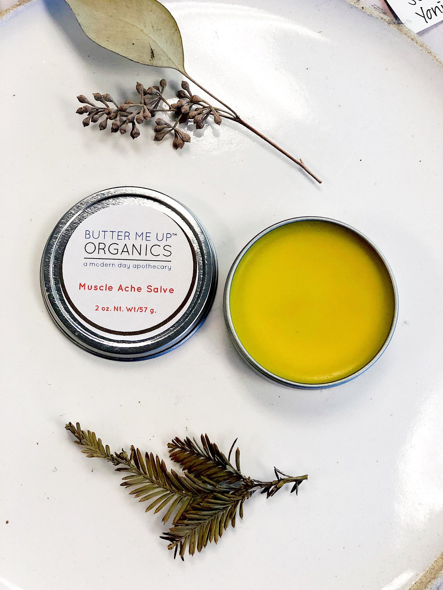 Organic Muscle Ache Salve with Cayenne - Zero Waste Formula