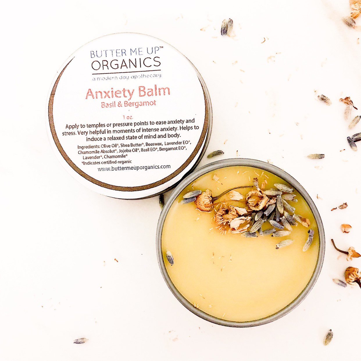Anxiety Balm - Basil & Bergamot Calming Formula