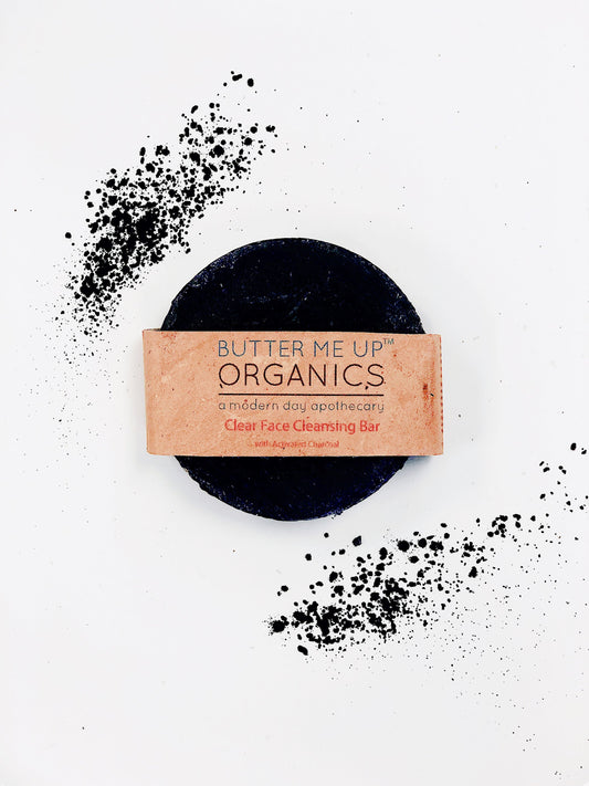 Clear Face Cleansing Bar - Activated Charcoal