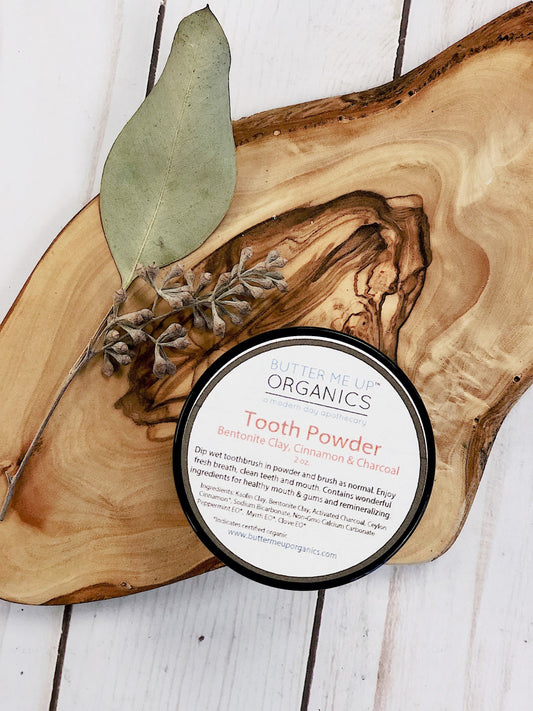 Tooth Powder - Clay, Cinnamon & Charcoal